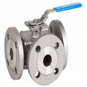 شیر توپ سه راهی 3-Way Ball Valve